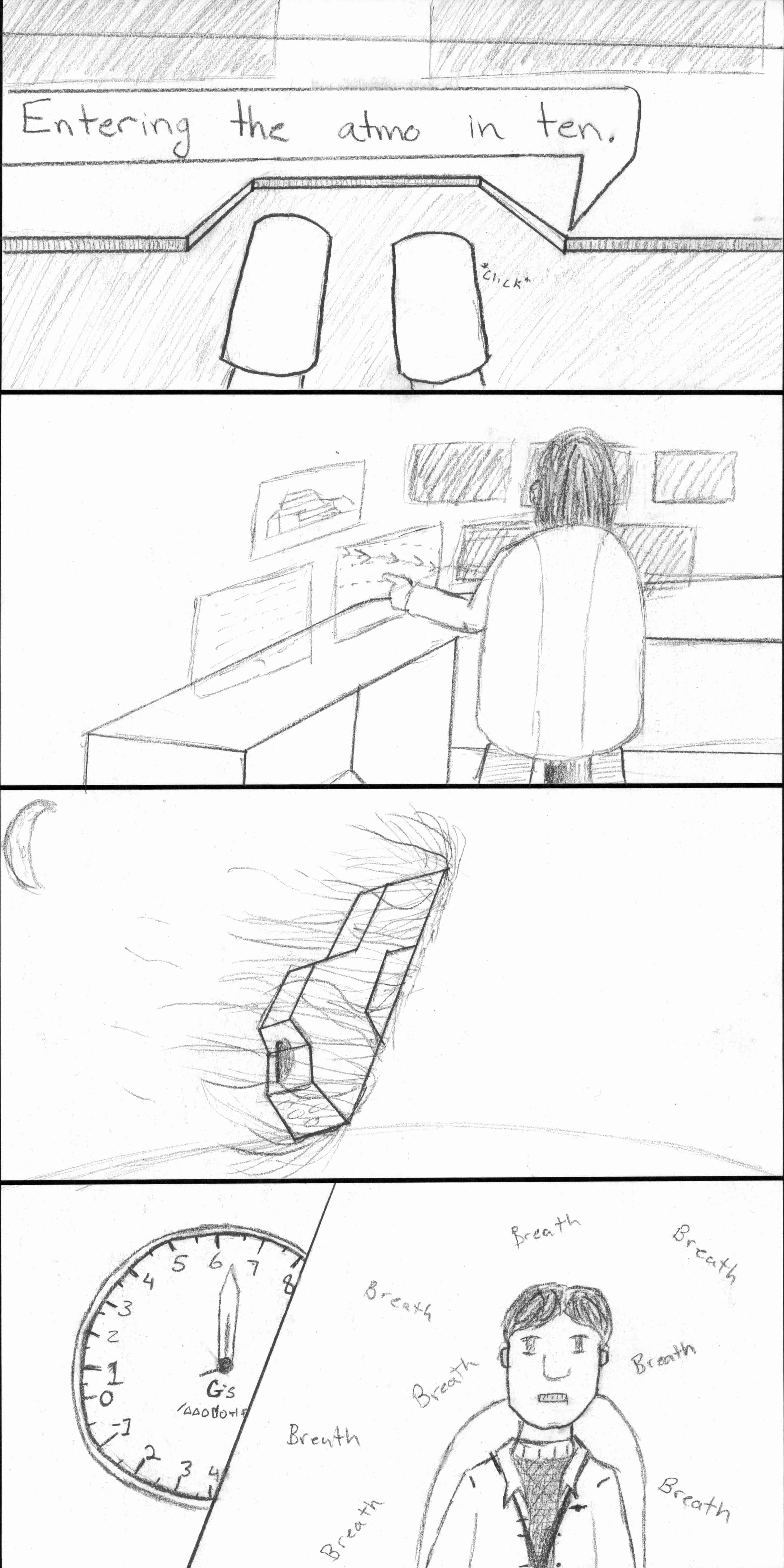 Did you know: NASA keeps their shuttles to no more than 10 G's when reentering the atmosphere. COMIC